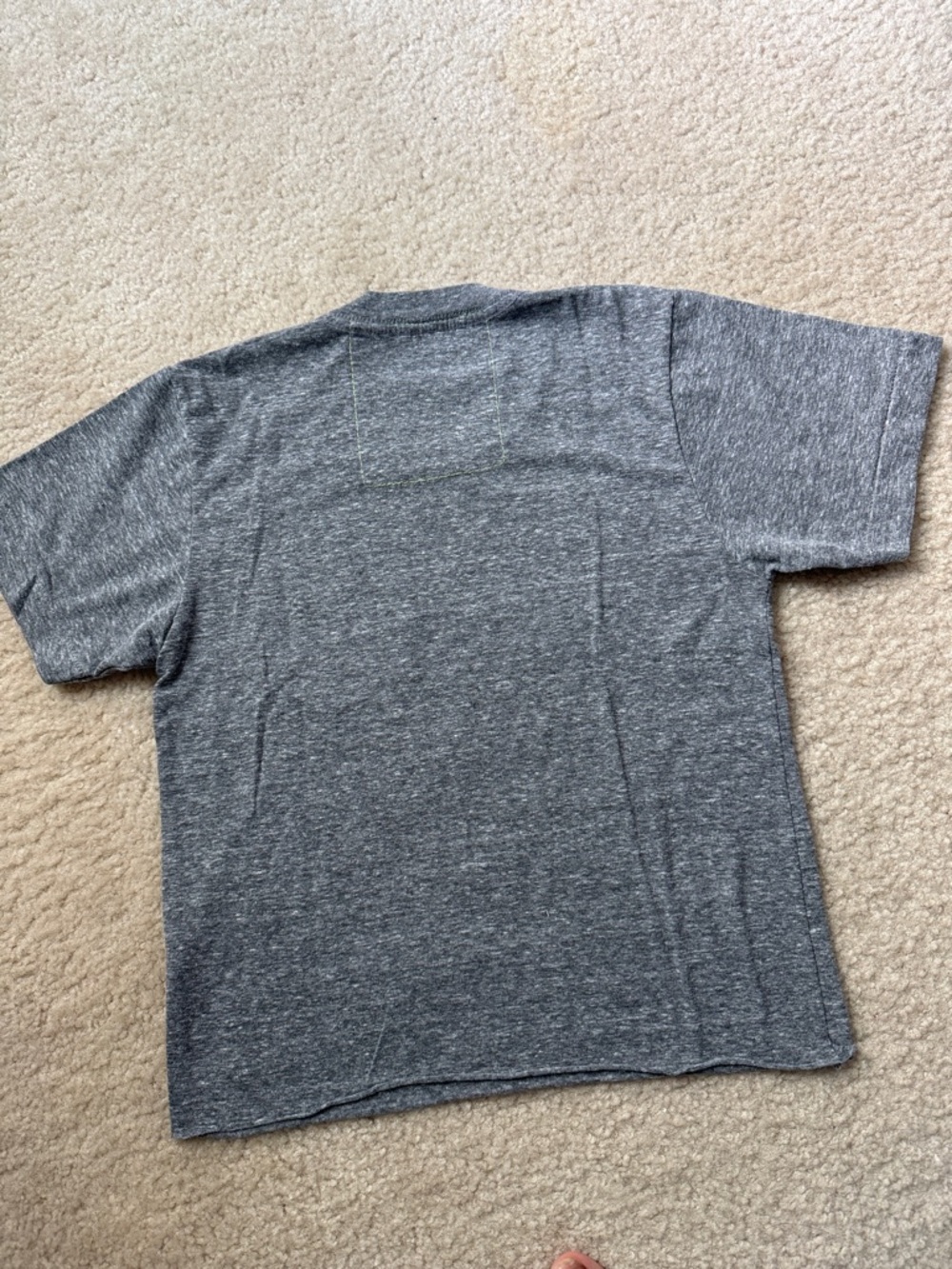 Aviator Nation Kids Gray Tee with Yellow Smiley Pocket Graphic - Picture 4 of 4